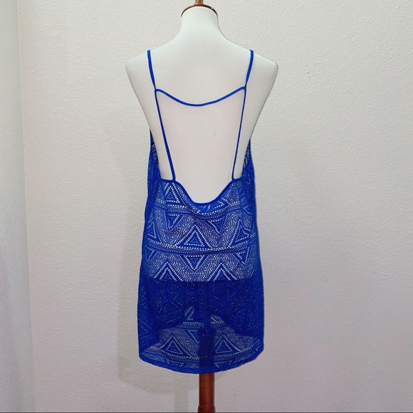 NWOT PINK Victoria’s Secret Blue Swim Coverup - Picture 2 of 3